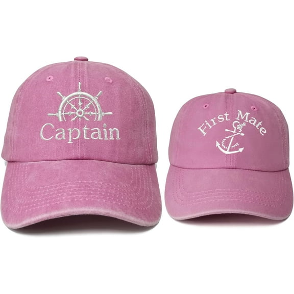 Embroidered Captain & First Mate Hats