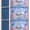 Blue Tie-dye, variant on Nightstand with 3 Drawers - Bedside Furniture & Accent End Table Chest for Home, Bedroom Accessories, Office, College Dorm, Steel Frame, Wood Top, Pastel Fabric Bins (Pink)