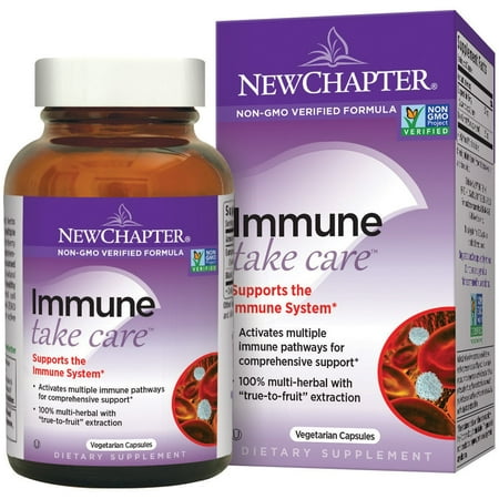 New Chapter Immune Take Care Vegetarian Capsules, 30 (The Best Way To Take Vitamin D)