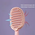 thumbnail image 6 of Msgweeeg Hair Brush Travel Hair Brush Fluffys High Top Comb Comes with Cleaning and Smoothed Ribs Cushions Comb Detachable Comb Pad Does Not Leave Broken Hair, 6 of 9