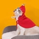 thumbnail image 1 of Traje de Navidad para mascotas con capa de cachorro con estrella, disfraz de fiesta de cosplay para gatos y perros pequeños y medianos, rojo S, 1 of 6