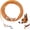 Orange, variant on Mi PupJoy Tie Out Cable for Dogs,20FT Dog Leads with Swivel Hook ,Heavy Duty Tie Out Cable for Large Dogs up to 125lbs,Durable Runner Tether Line for Outdoor,Yard