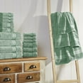 thumbnail image 2 of Modern Threads Spunloft™ 18 Piece Luxury Adult Bath Towel Set, Eucalyptus, 2 of 2