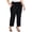 Black, variant on Bar III Womens Plus Crepe Business Dress Pants