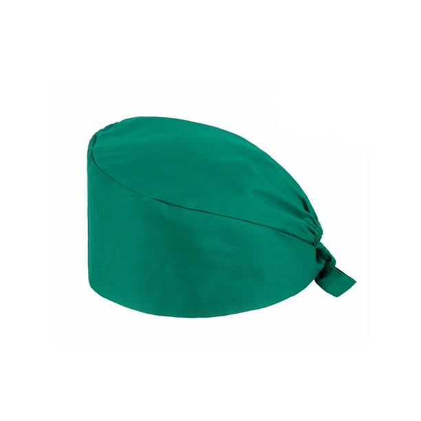 Bonnet de gommage unisexe réglable docteur infirmière chirurgie vêtements  de travail chapeau anti-poussière 
