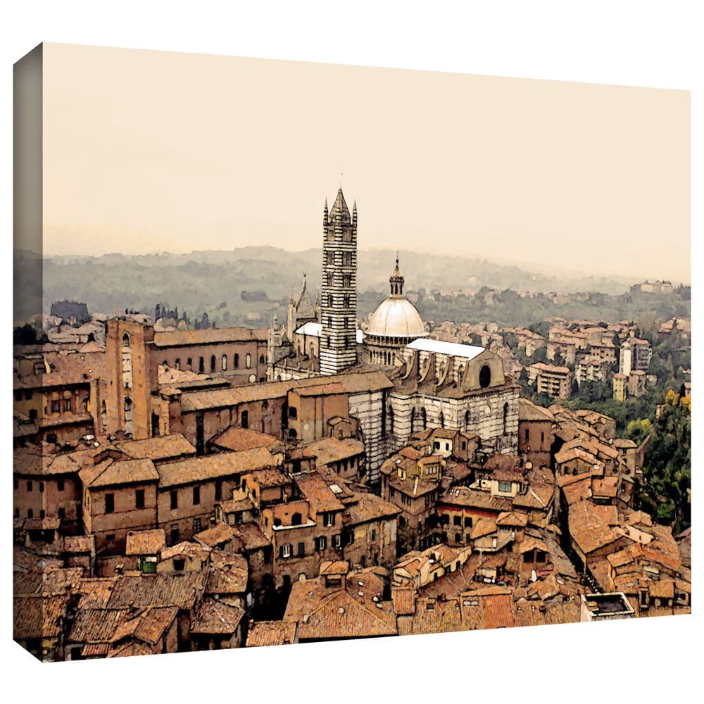 ArtWall Linda Parker "Siena Landscape " Gallery-Wrapped Canvas