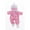 Pink, variant on Berenguer Boutique Fashionclothing for 16 in. Dolls - Pink