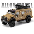 thumbnail image 1 of 1:24 Alloy Sword Toothed Tiger Explosion Proof Car Model Diecast Police Armored Off-road Vehicles Car Model Sound Light Toy Gift, 1 of 6