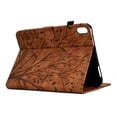 thumbnail image 5 of Embossed Tree PU Leather Flip Tablet Case for iPad mini 6th Gen 8.3" 2021 Shockproof Protection Card Slots Holder Stand with Pen Slot & Auto Sleep/Wake Smart Case Cover, Brown, 5 of 9