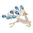 thumbnail image 2 of Wentin Reduced Brooch Reindeer Brooch Pin For Women Shiny Zircon Animal Brooch Pins Cute Sika Deer Brooch, 2 of 9
