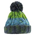 thumbnail image 2 of Beechfield - Gorro infantil modelo Corkscrew con pompón (Gris eléctrico), 2 of 2
