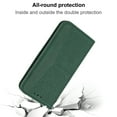 thumbnail image 5 of Decase Fit for Google Pixel 7 Pro Synthetic Leather Wallet Case with Card Holder,Flip Folio Magnetic Closure,Kickstand,Wrist Strap Cover Case for Google Pixel 7 Pro, Green, 5 of 8