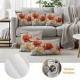 thumbnail image 6 of Retro Floral Outdoor Waterproof Pillow Covers, Red Yellow Tulips Barm Doors Farmhouse Wooden Decorative Rectangle Throw Pillowcase Sofa Cushion Sham for Patio/Couch/Chair, 20"x12" 2 Pack, 6 of 8