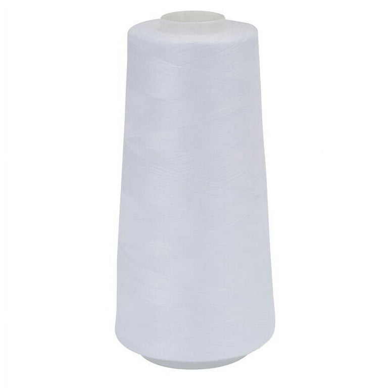  Threadart Polyester Serger Thread - 2750 yds 40/2 - White - 56  Colors Available - 4 Cone Bundle Pack