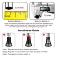 thumbnail image 4 of SupreGear 3/4 inch Heavy Duty Rubber Cane Tips, Non-Slip Replacement Feet, 2-Pack, Puple, 4 of 10