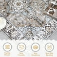 thumbnail image 3 of Garvee 5x7 Floral Print Area Rug Vintage Rug Persian Rug Medallion Distressed Rug Floor Carpet Washable Rug Soft Foldable Accent Rug, Taupe, 3 of 8