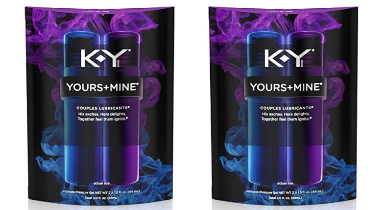 K-Y Yours & Mine Couples Lubricant, 3 oz (Pack of 2)