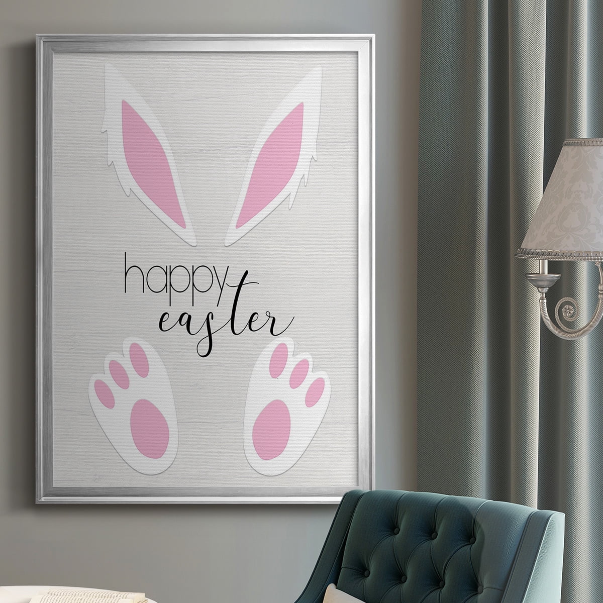 Happy Easter Premium Framed Print - Ready to Hang