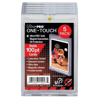 one touch card binder Ultra Pro - Single 35 Pt ONE-TOUCH Edge TOUCH card holder with a full Ultra Pro 35PT Mini Card