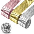 thumbnail image 3 of Pegatinas De Pared De Mosaico Mini Pegatinas De Espejo De Cristal Cuadrado Artesanía Diy Para Decoración De Pared 1464 Uds Advancent HA042570-01, 3 of 6