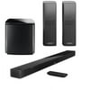 Smart Ultra Dolby Atmos Soundbar, Black, Bundle with Bass Module 700 and 2x Surround Speakers 700