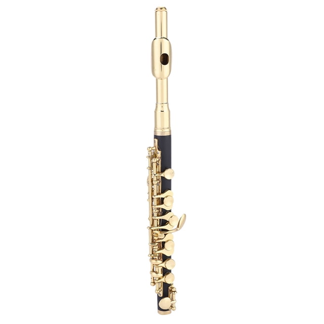 C Key Piccolo: Diseño Exquisito, Sonido, Fácil Mantenimiento, Caja Protectora Acolchada, Correa Ajustable, Cuerpo De ABS Y Cabeza De Cuproníquel Chapada