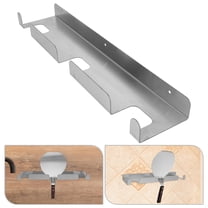 WHAMVOX Wall Mounted Pizza Peel Rack Stainless Steel Pizza Shovels Organizer Punch-Free Kitchen Storage Solution For Pizza Tools And Accessories Silver