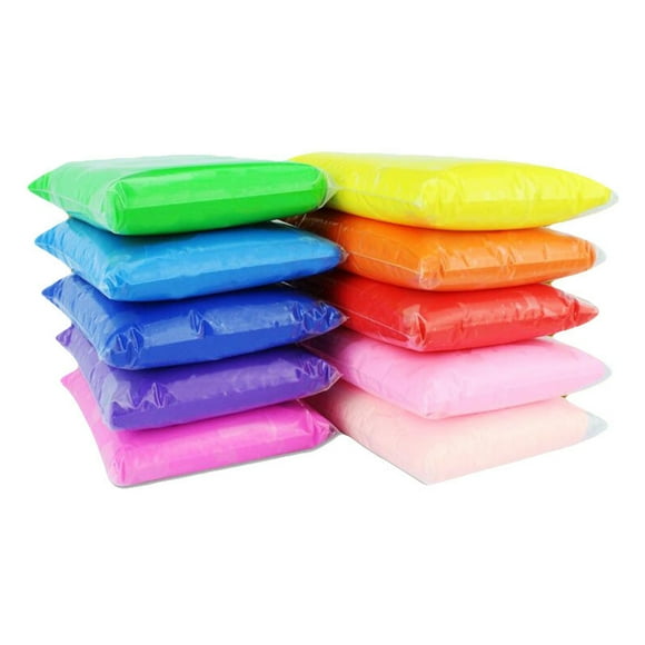 Alician Ultra-light Clay 100g Soft Space Clay Large Bag Of 9 Colors Modeling Plasticine Kindergarten Handmade Diy Plasticine
