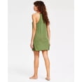 thumbnail image 3 of Juniors' Knotted Tank Cover-Up Dress Vineyard Green S, 3 of 4