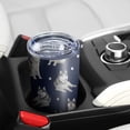 thumbnail image 5 of 20 Oz Siberian Husky Coffee Tumbler Double Wall Insulated Stainless Steel Water Bottle | Metal Reusable Thermoses Flask with Cup Cap | Leak & Sweat Proof with Anti-Dust Lid, 5 of 7