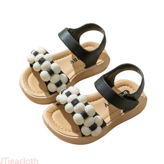 JTieacloth Girls' Sandals Children Sandals Thickened Summer Fashion Soft Sole Children Girls Baby Beach Sandals Summer Sandals,Sizes 26 Little Kid(2.5-3 Years)
