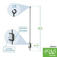 thumbnail image 2 of Achla O-Hook Railing Pole for String Lights, 2 of 2
