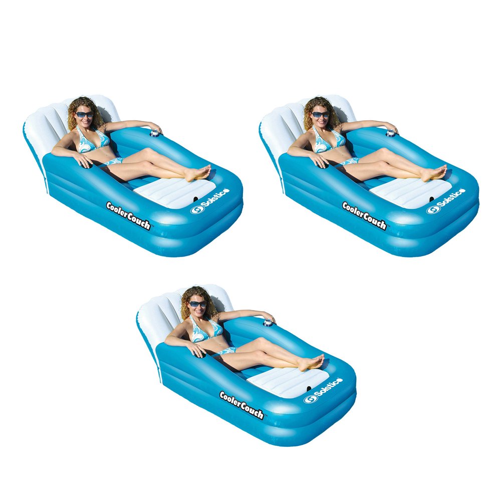 Swimline Solstice Swimming Pool Inflatable Float Cooler Couch Lounge (3