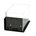 thumbnail image 5 of Versatile Deluxe Acrylic Display Case - Small Rectangle Box with Silver Risers Mirror and Wall Mount 9.5" x 6" x 6.5" (A005-SR), 5 of 6