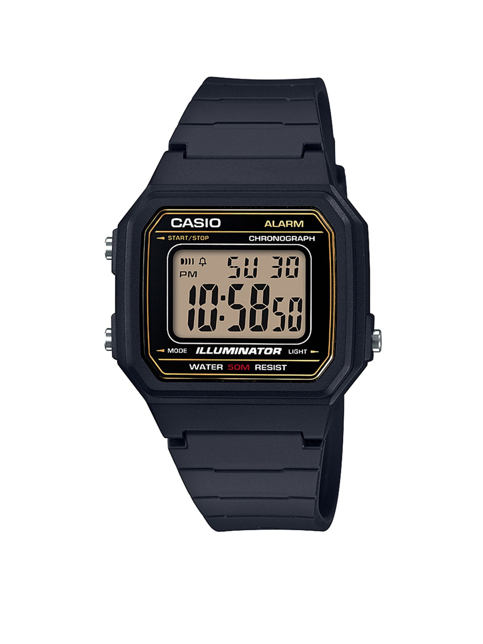 casio classic black gold