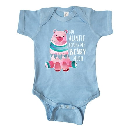 

Inktastic My Auntie Loves Me Beary Much with Cute Bear Gift Baby Boy or Baby Girl Bodysuit