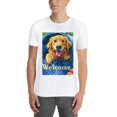 thumbnail image 4 of Summer Short Sleeve Tops Crew Neck Shirts For Women Dog FlowerPlus Size Tee Shirts, 4 of 5