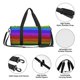thumbnail image 4 of Fotbe Colorful Glitter Rainbow Bolsa Deportiva de Lona Plegable con Estampado, Bolsa de Gimnasio con Bolsillo Seco/Húmedo, Bolsa de Viaje Ultraligera de Gran Capacidad, 4 of 6