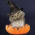 thumbnail image 3 of CafePress - PD Moreno's Halloween Owl Women's V Neck T Shirt - Women's V-Neck Dark T-Shirt, 3 of 4