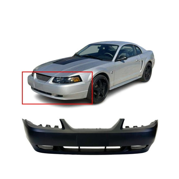 DCP Primed Front Bumper Cover for 1999-2004 Ford Mustang YR3Z17D957EA FO1000437