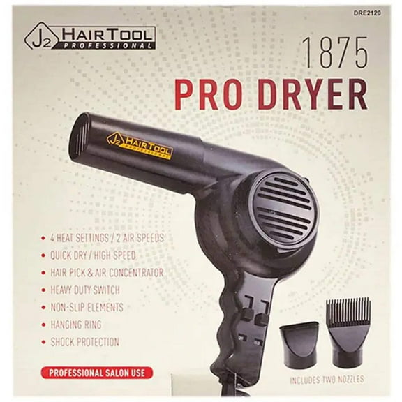 J2 Professional Pro Hair Dryer 1875 - Salon Use