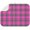 Pink and Black, variant on Green and Black Checkered Pattern 1 Pack Kitchen Dish Drying Mat, Ultra Absorbent Microfiber Dish Drainer Mat, 16"x18"