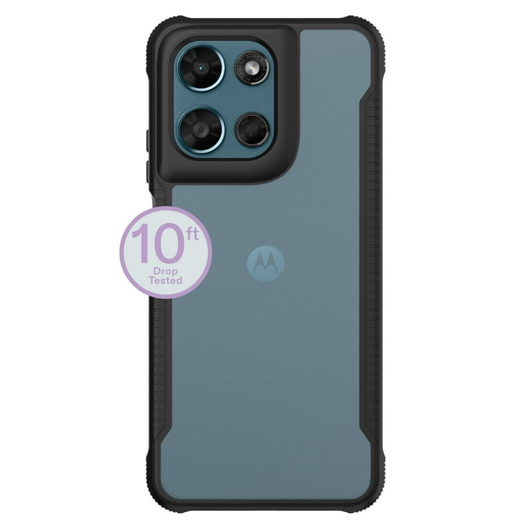 Onn Dual-Layer Phone Case for Motorola moto g Play (2026) - Black/Clear Onn Dual-Layer Phone Case for Motorola moto g Play (2026) - Black/Clear