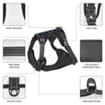 thumbnail image 3 of Naloa Colored Hearts Pet Harness Vest with Traction Rope, Adjustable No-Choke Dog Vest for Outdoor, Walking - Large, 3 of 4