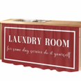 thumbnail image 2 of Laundry Cabinet Curtains for Shelves, Pure Red Minimalist Solid Color Modern Art Privacy Curtain for Closet Self Adhesive, Dust-Proof Drapes for Closet Storage Room Classroom Doorway, 32"W x 55"L, 2 of 9