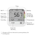 thumbnail image 2 of QP Smart CO2 Indoor Air Quality Monitor Wi-Fi App Alerts HD Display, 2 of 6