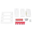 thumbnail image 2 of Smart WiFi Switch, Capacitive Touch PC Smart Wall Light Switch AC100~240 Scratch Resistant Glass Panel Customize Schedule 3 Gang  for Home, 2 of 7