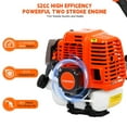 thumbnail image 3 of Floseru 52cc Weed Wacker Gas Powered, 2-Stroke Gas String Trimmer with 1.2L Fuel Tank, 2.2KW/8500RPM Weed Eater with Multi Accessories and Sharp Blade, Weed Eater for Villa, Garden, Lawn, Park, 3 of 8