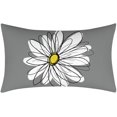 thumbnail image 1 of Funda de almohada de verano, funda de cojín de sofá de flores, decoración del hogar, sala de estar, dormitorio, 30x50cm (Daisy-30X50) ER, 1 of 4