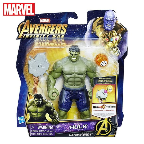 Marvel Legends Avengers Infinity War 6 Inch Deluxe Hulk Groot With Infinity Stone Action Figure Toys For Children Birthday Gift heqiyong LED Bodega Aurrera en linea